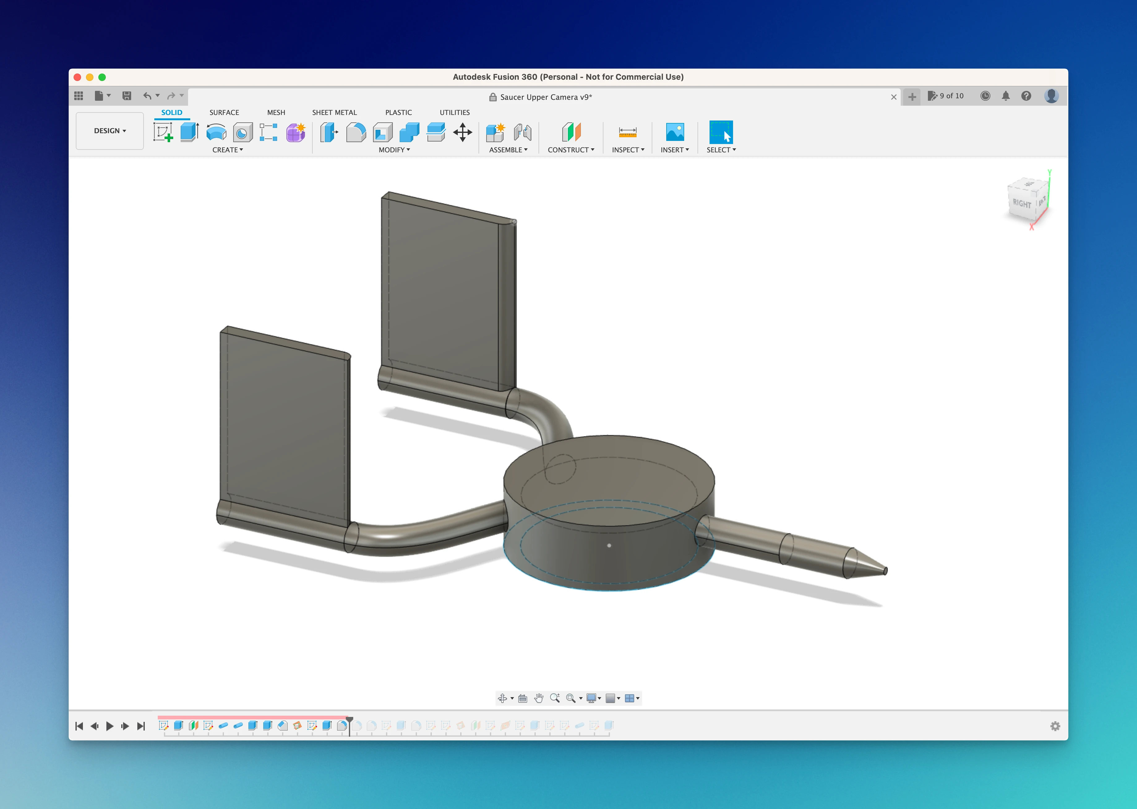 CAD model of wind vane concept